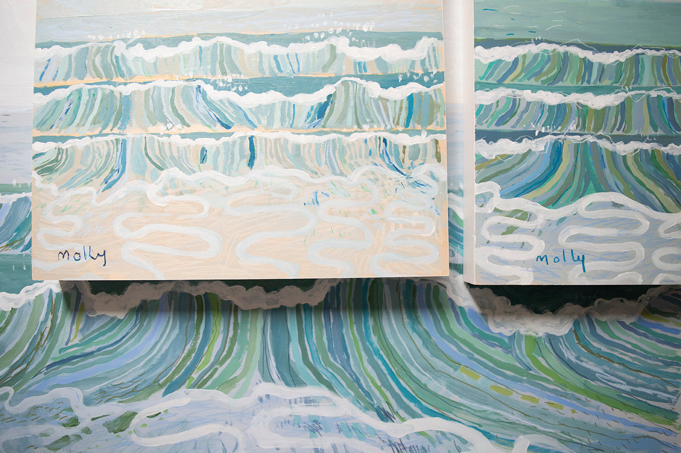 Waves No. 8 | 12 x 12