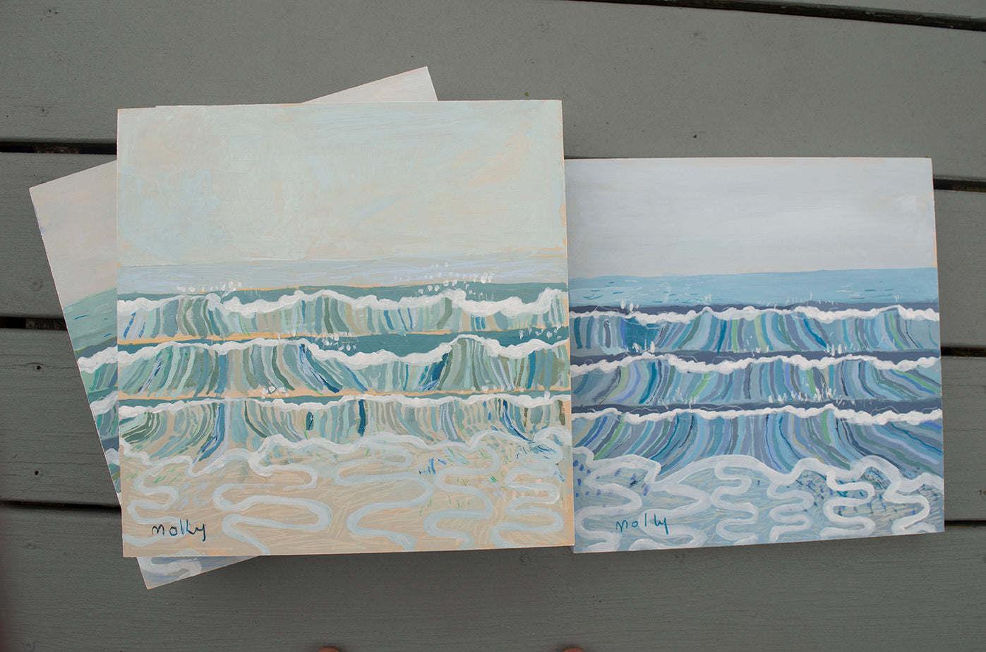 Waves No. 6 | 12 x 12