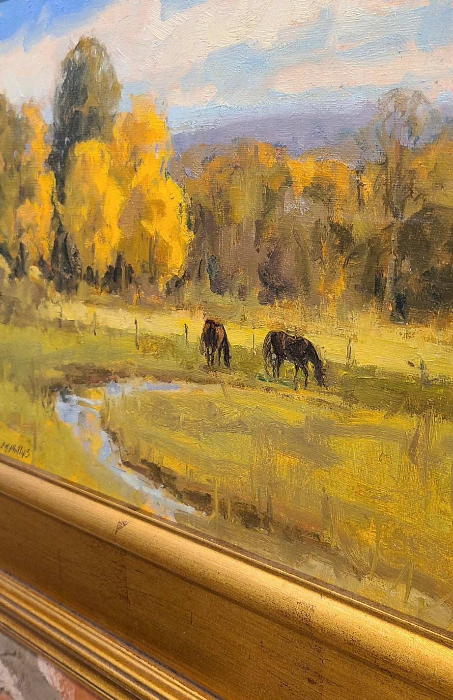 Autumn Graze | 9 x 12 | 15.5 x 18.5 (framed)