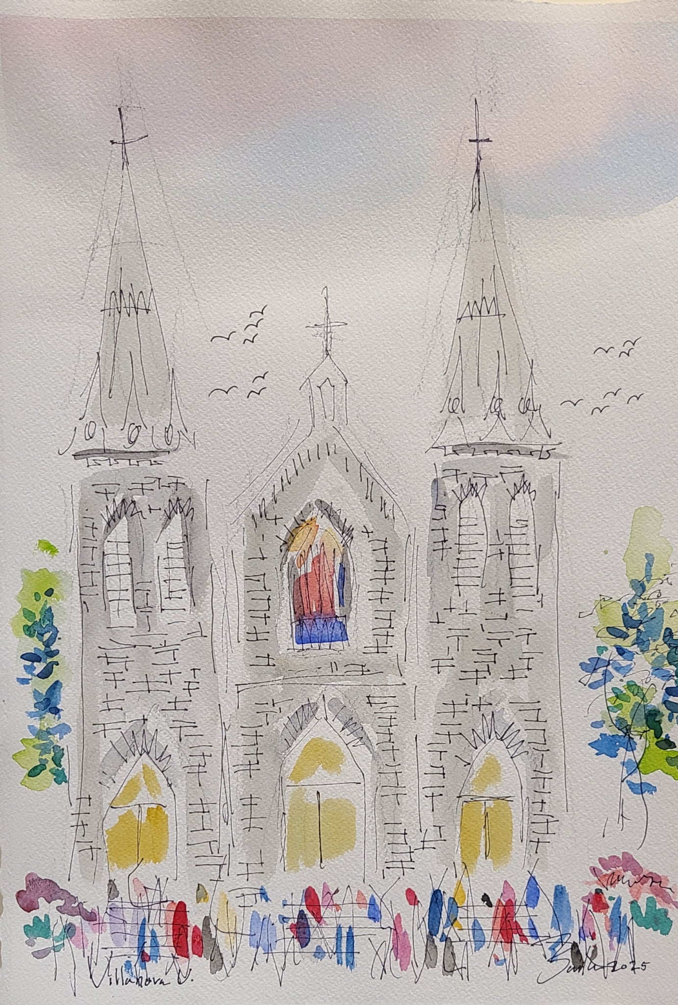 Villanova Chapel II | 11 x 15