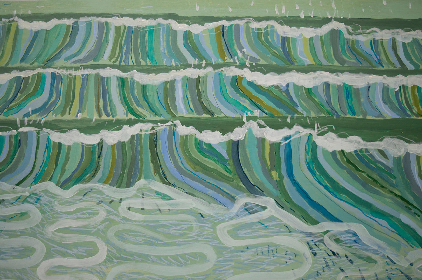 Waves No. 1 | 24 x 24
