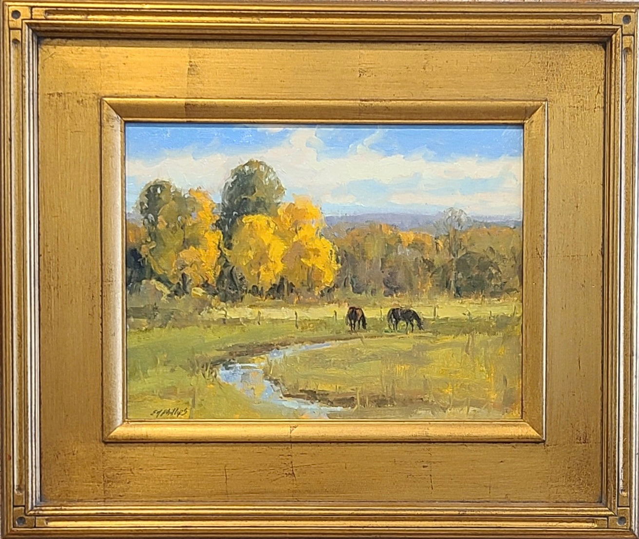 Autumn Graze | 9 x 12 | 15.5 x 18.5 (framed)