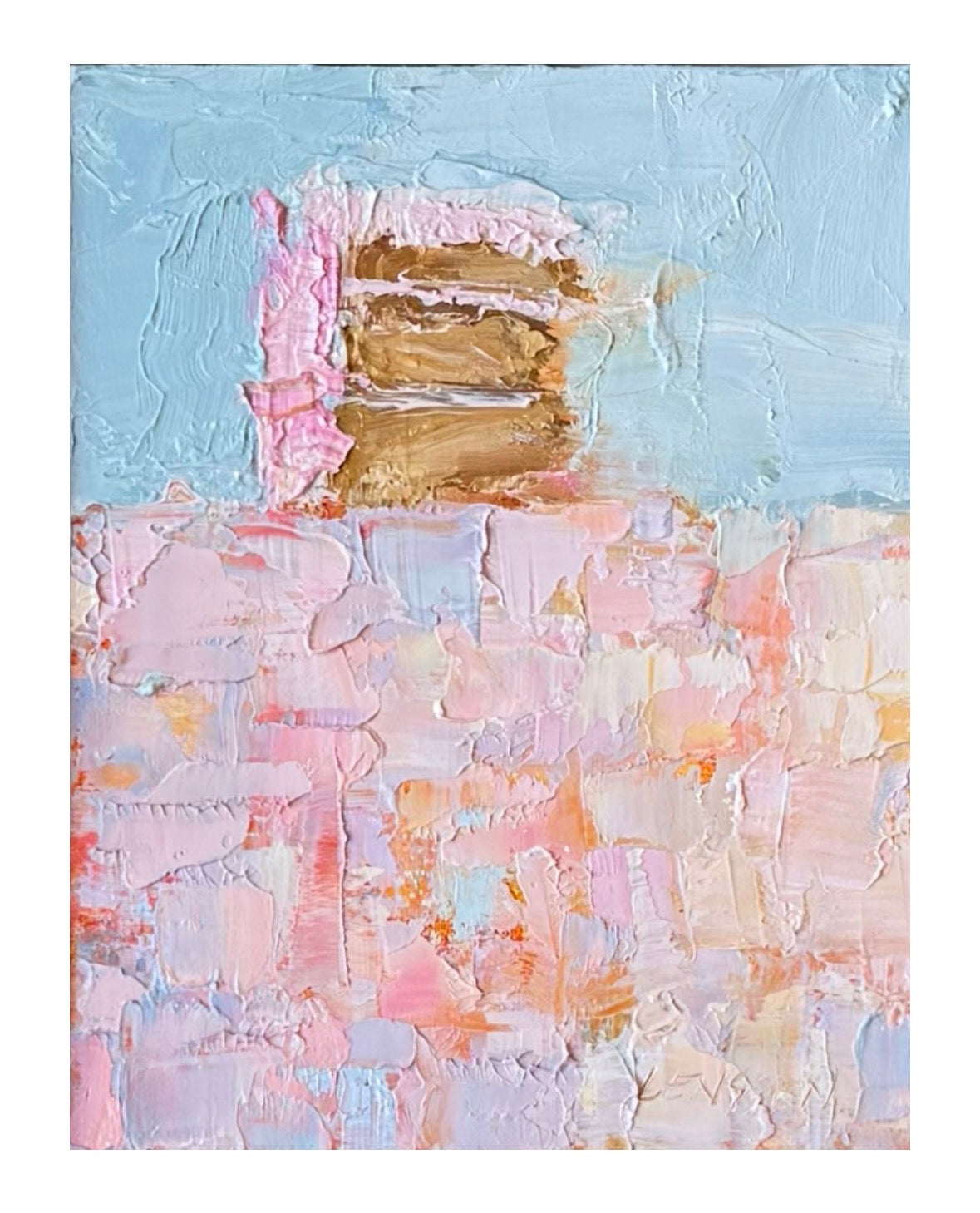 Mosaic Pink | 12 x 9