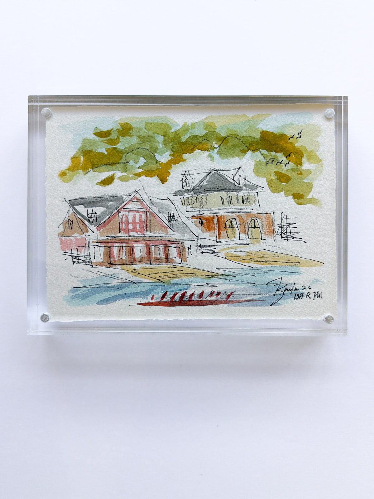 Boat House Row No. 7 | 6 x 8