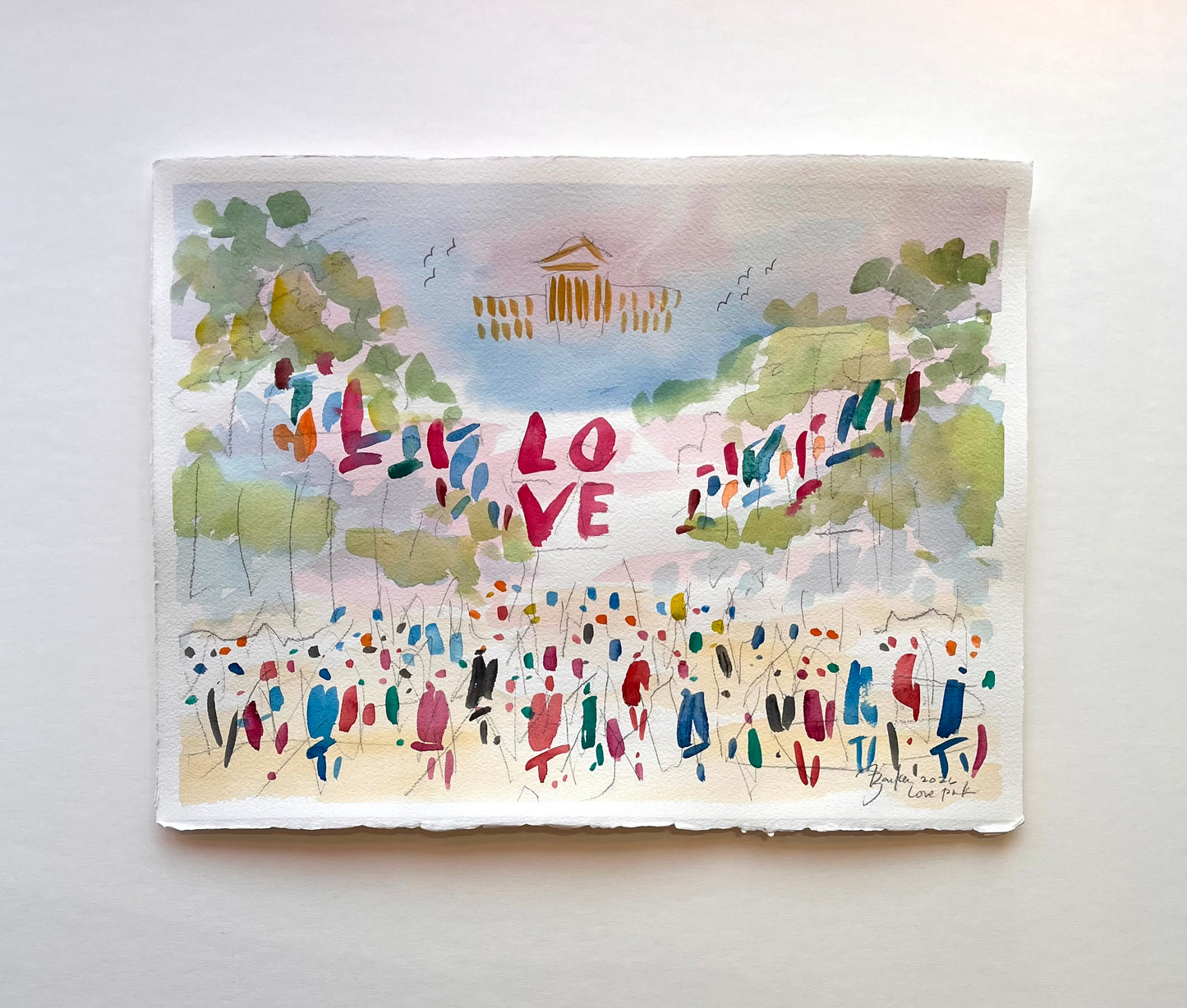 LOVE, Philadelphia X | 11 x 15