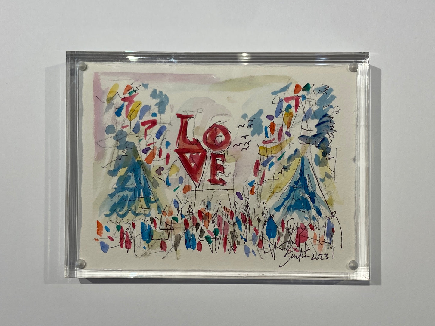 LOVE | Watercolor | 6 x 8