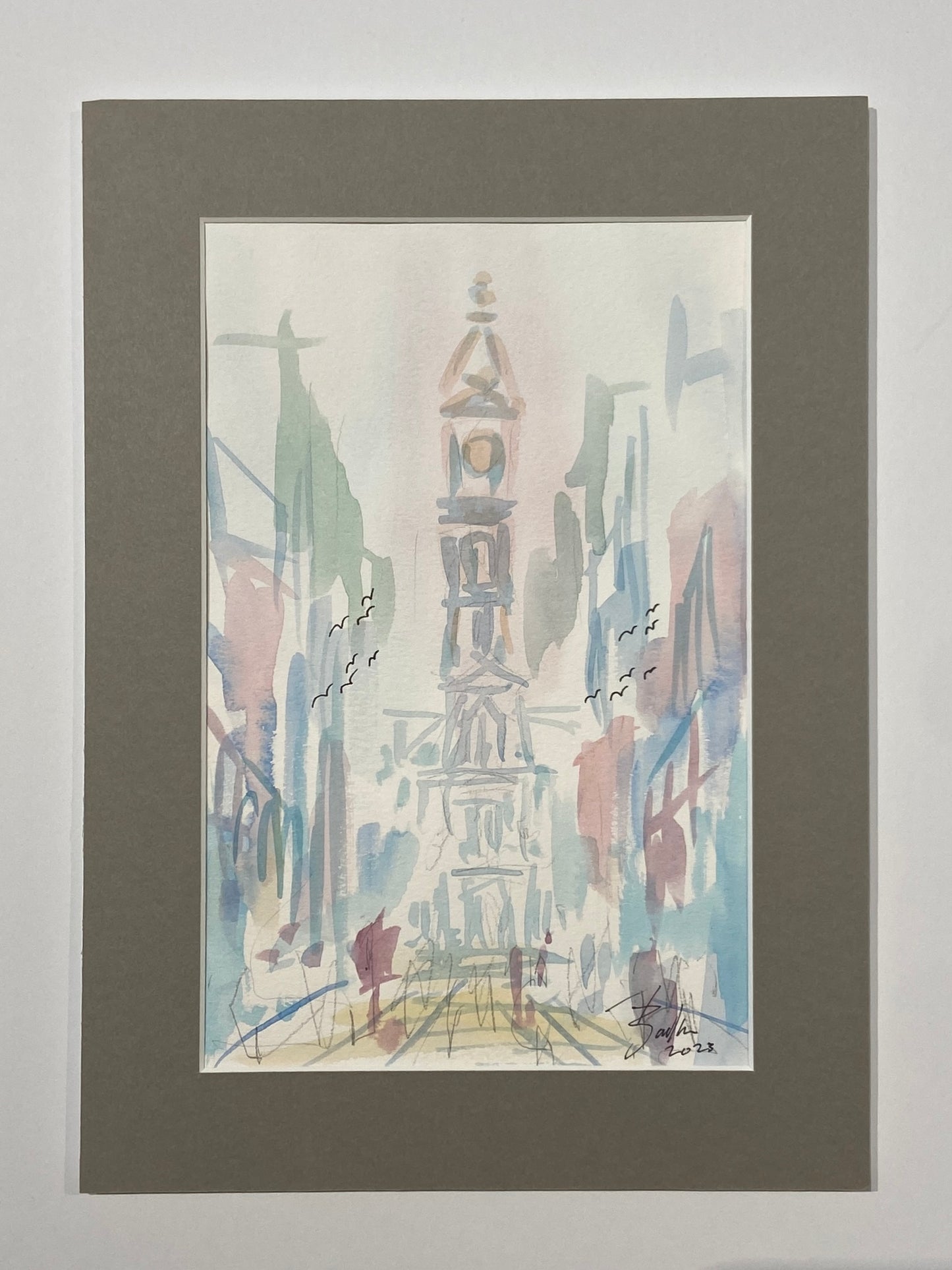 City Hall | Philadelphia Watercolor | 7.5 x 11