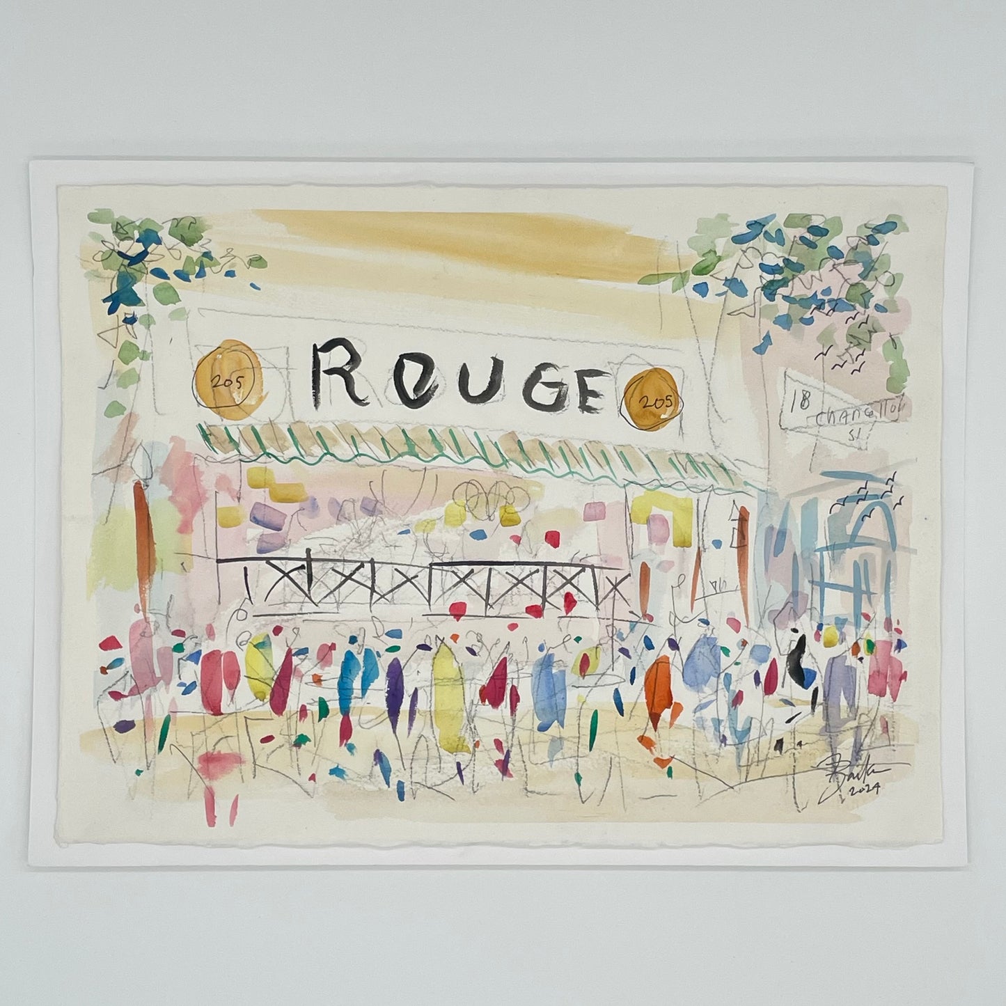 Rouge, Rittenhouse Square | 11 x 15