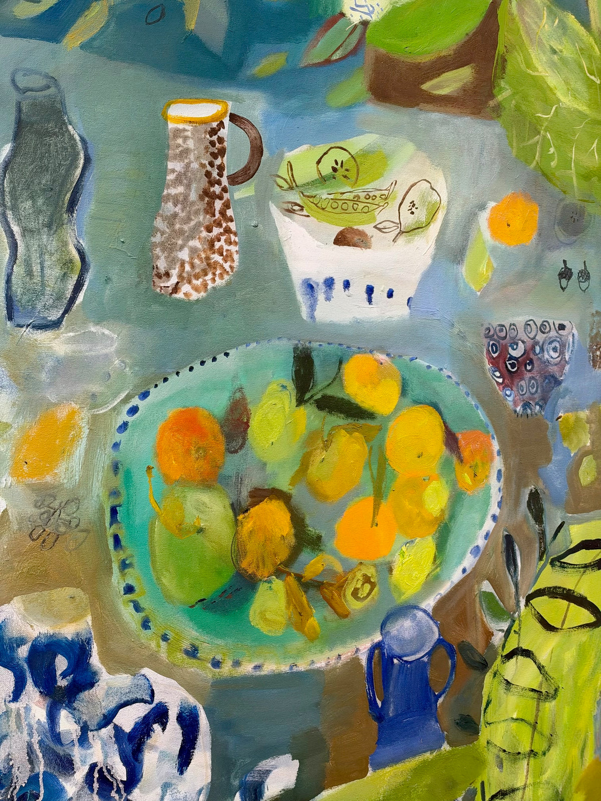 Bowl of Oranges | 42 x 42