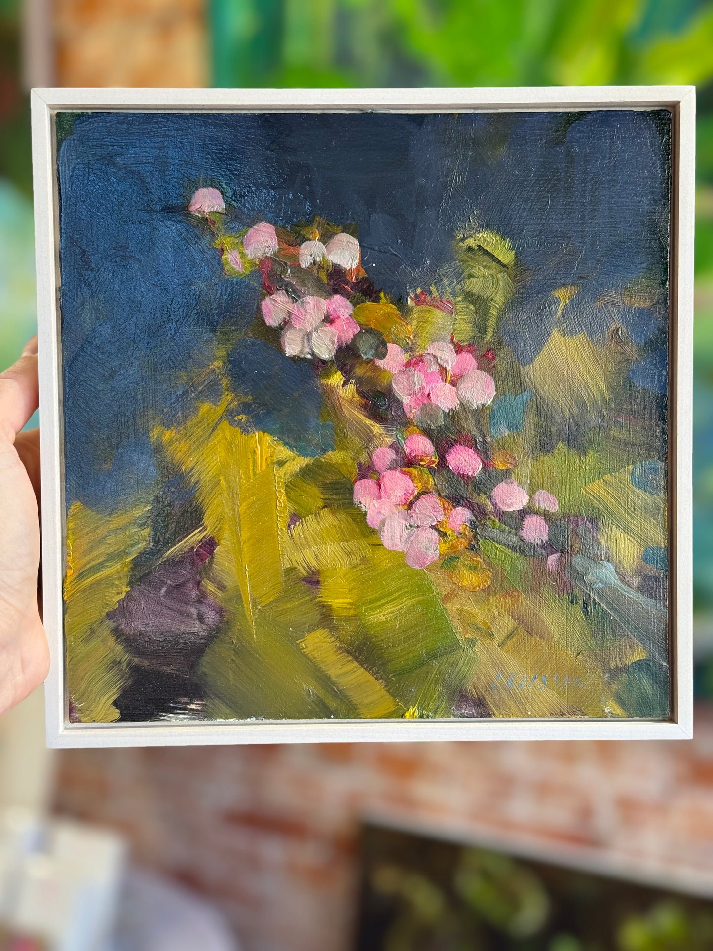Pink Snowberries | 8 x 8