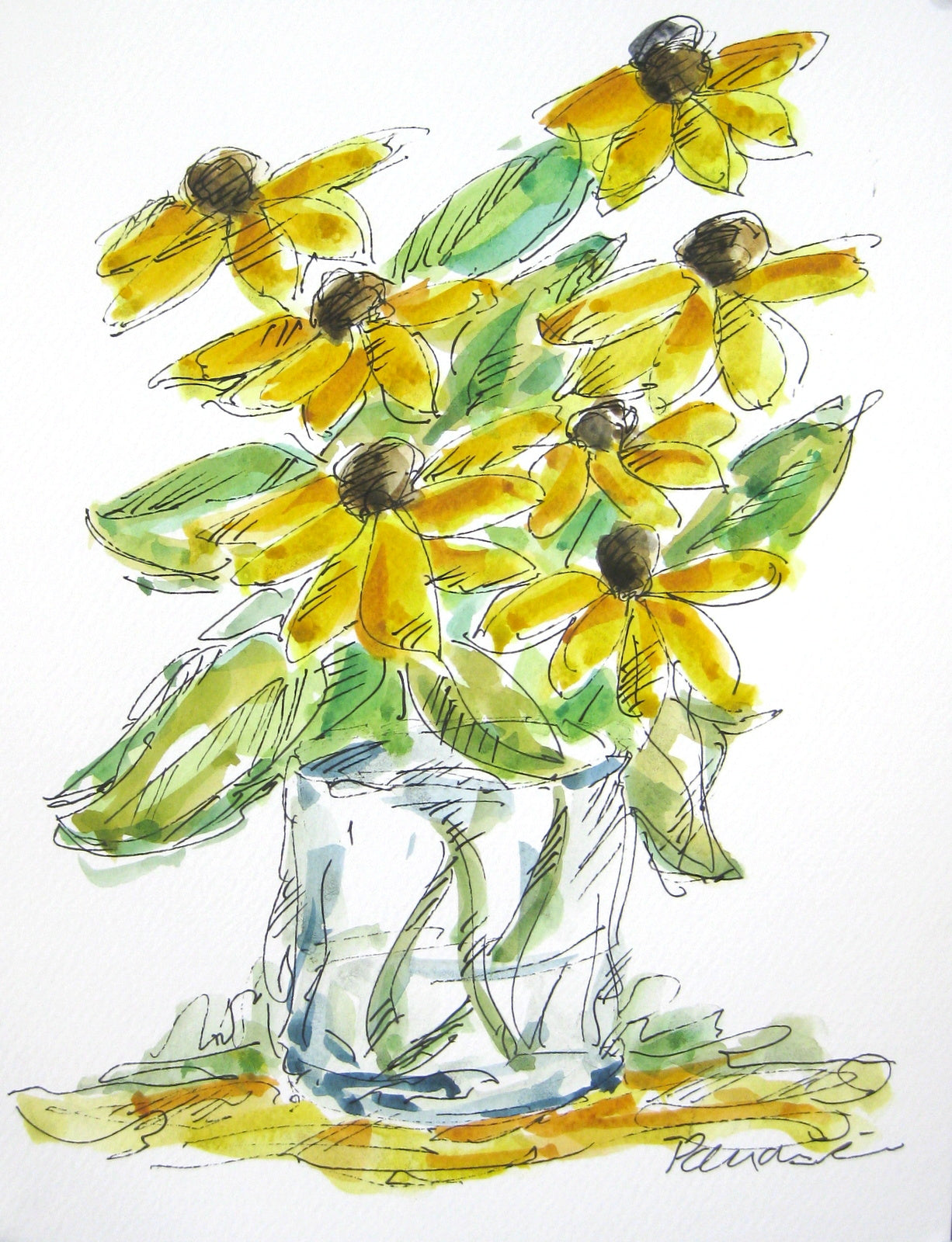 Black Eyed Susans | 12 x 9