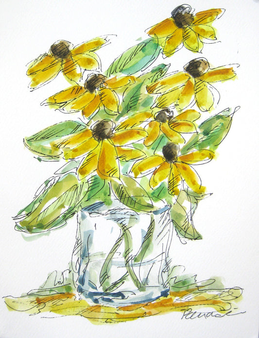 Black Eyed Susans  |  12 x 9