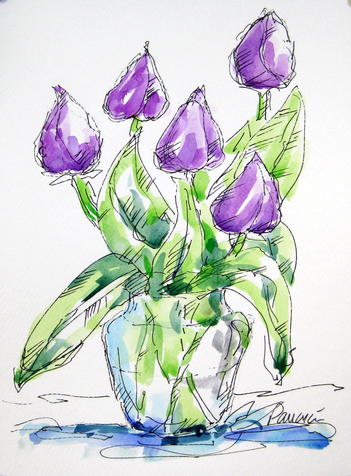 Parade of Tulips | 12 x 9