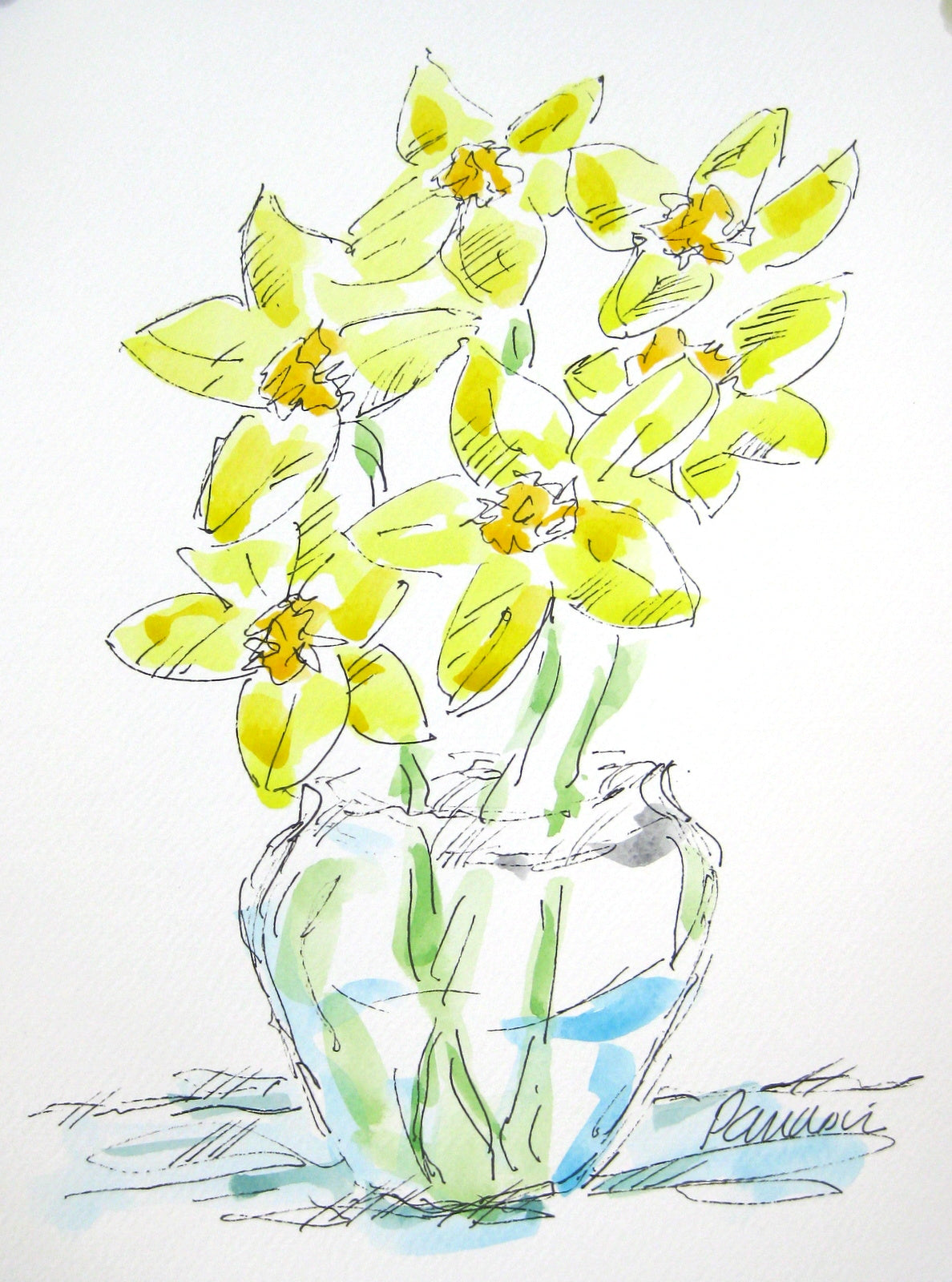 Dancing Daffodils | 12 x 9