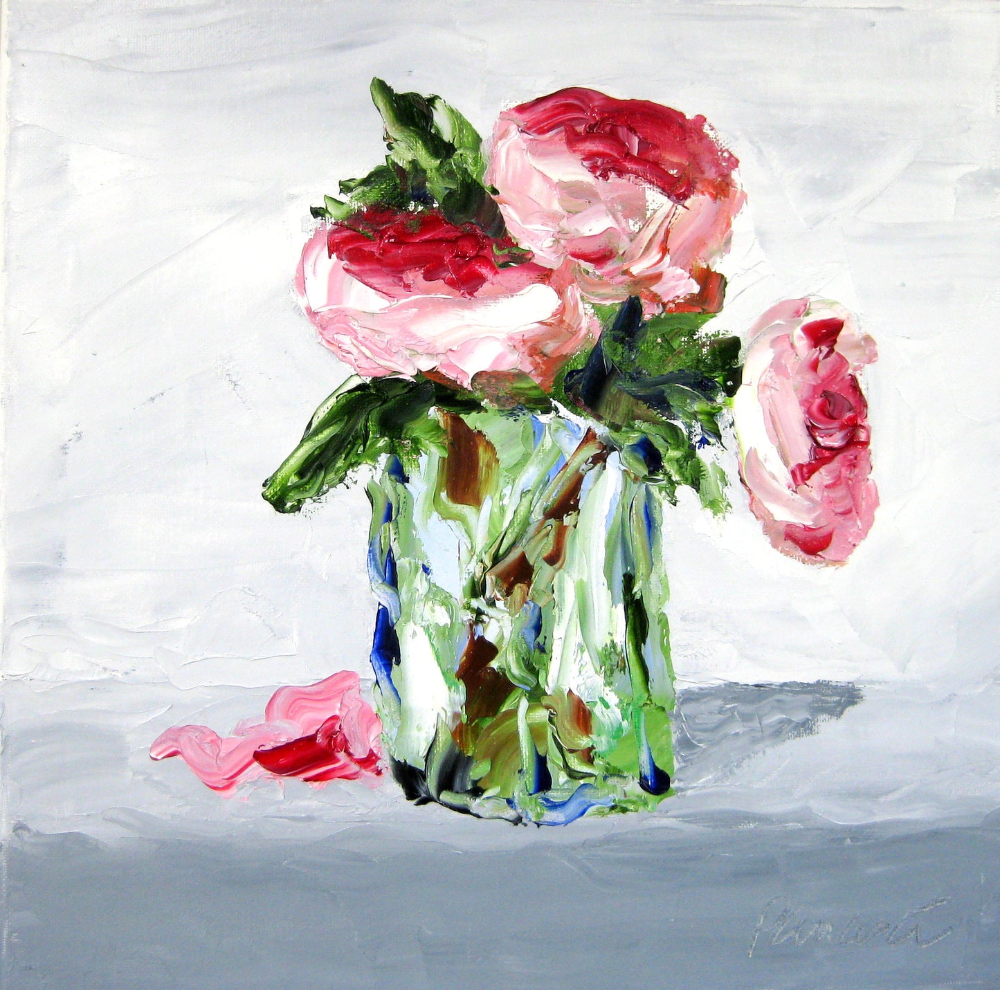 Pink Peonies | 12 x 12