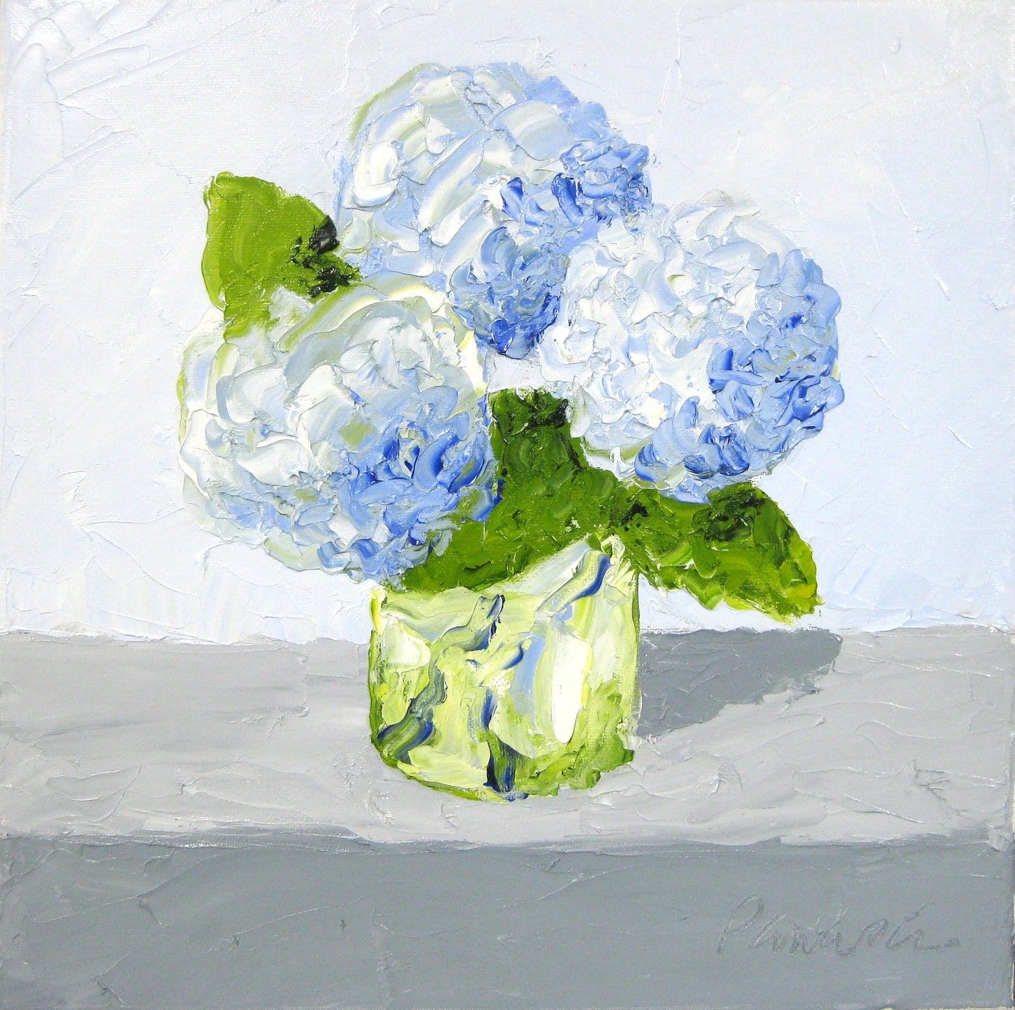 Hydrangea Blue | 12 x 12