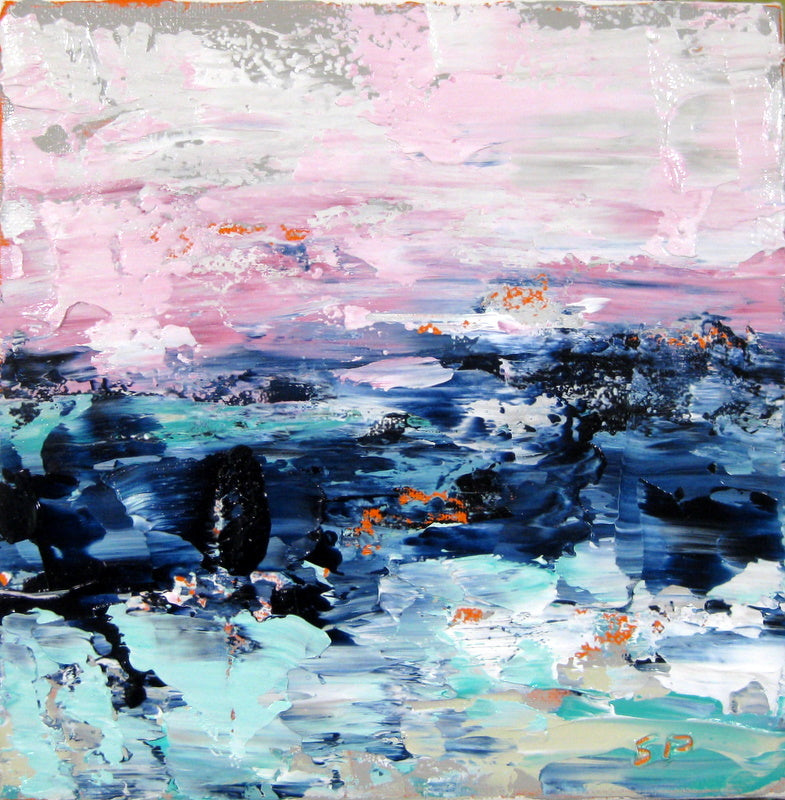 Windswept Waves | 8 x 8