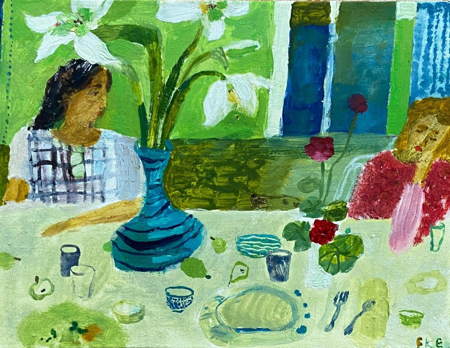 Sitting, Waiting | 8 x 6