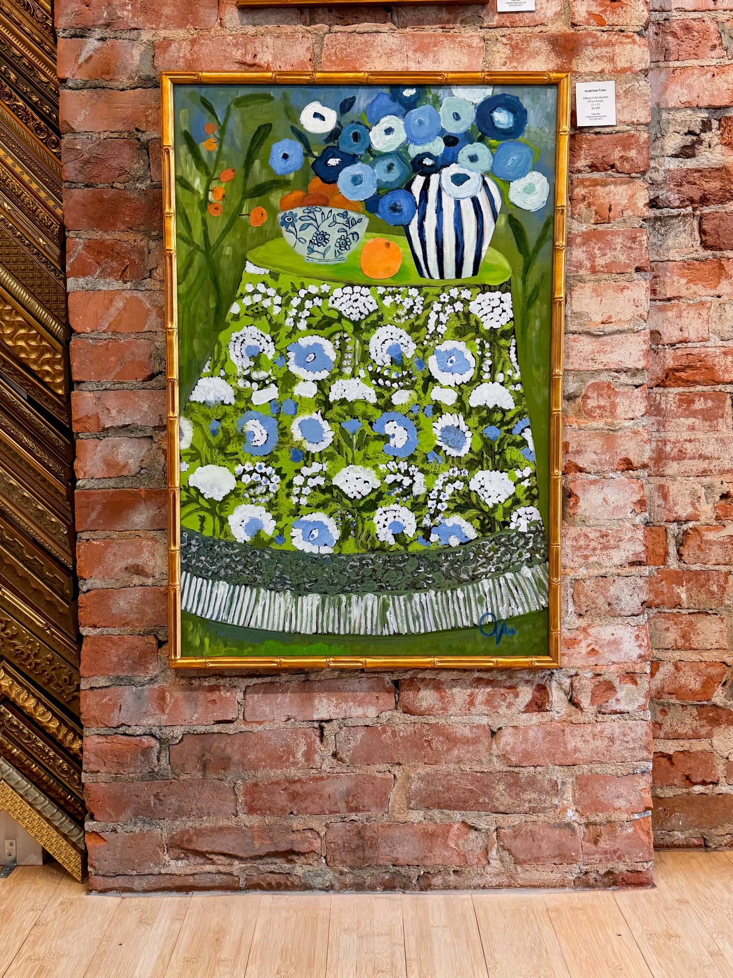 Sitting in the Garden | 20 x 30