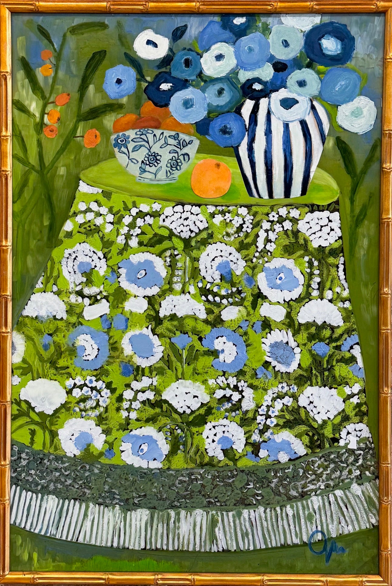 Sitting in the Garden | 20 x 30