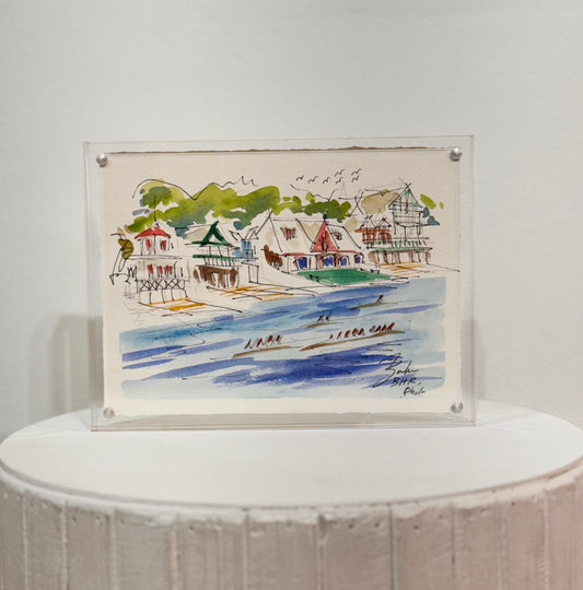 Boat House Row | 6 x 8