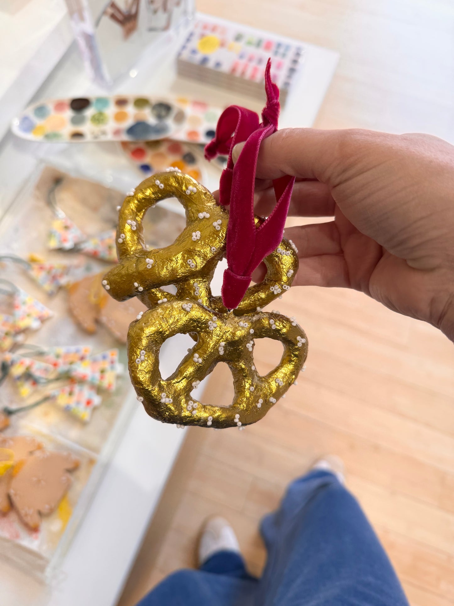 Jessica LoPresto | Philly Gold Leaf Pretzel
