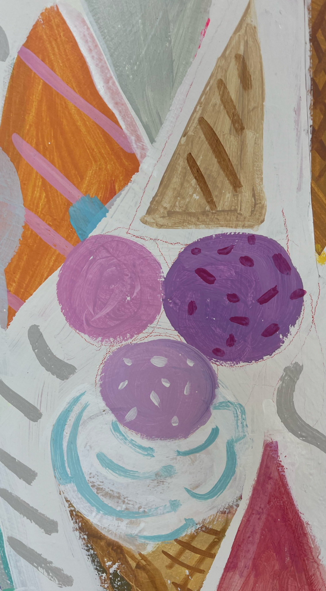 Ice Cream Cones | 40 x 30