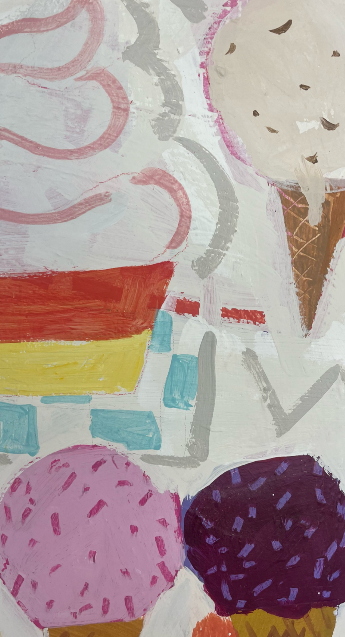 Ice Cream Cones | 40 x 30