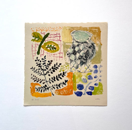 Blue Vase No. 3  (2 of 6)  | 8" x 8"
