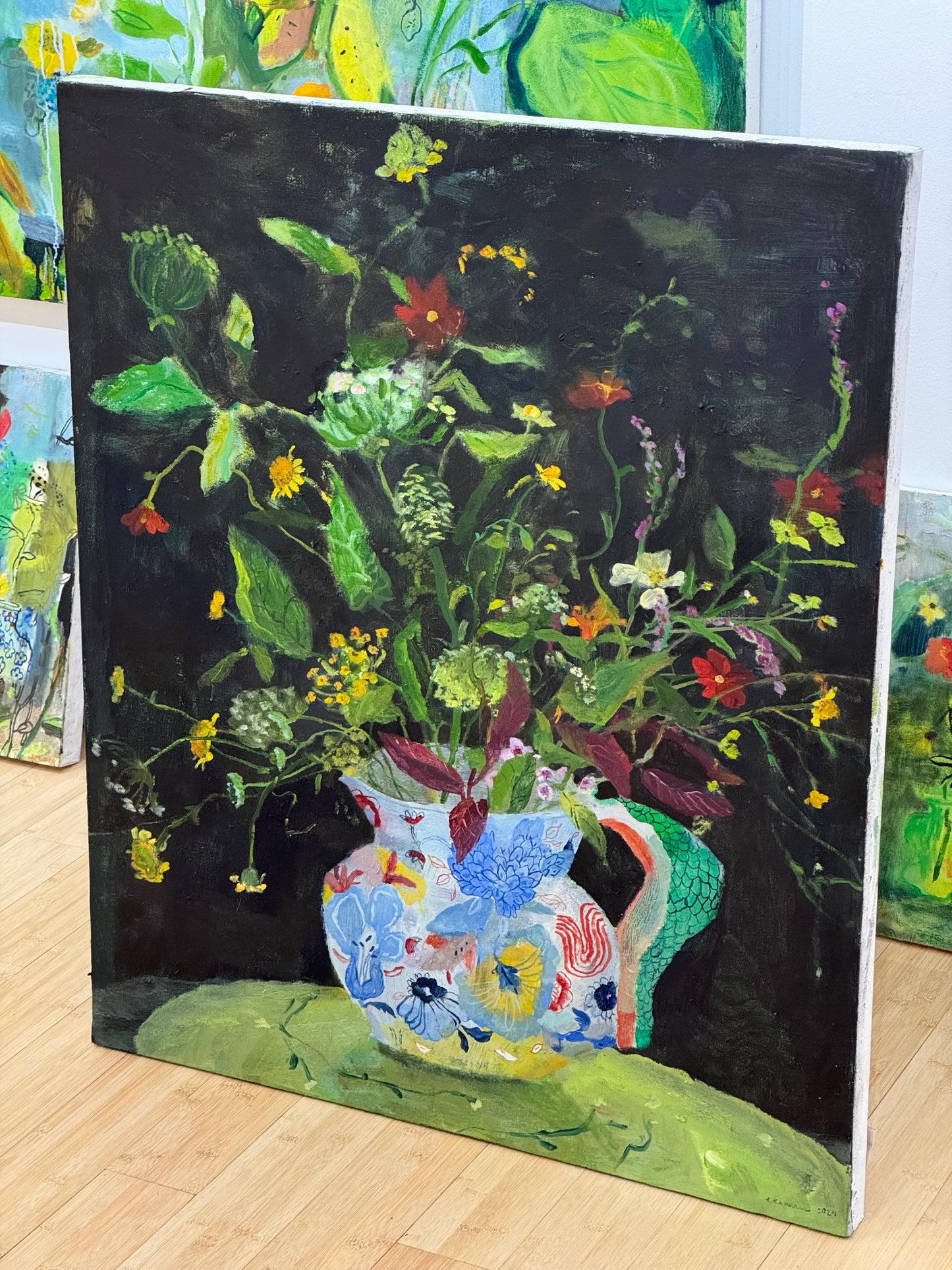 Summer's End Flowers | 36" x 30"