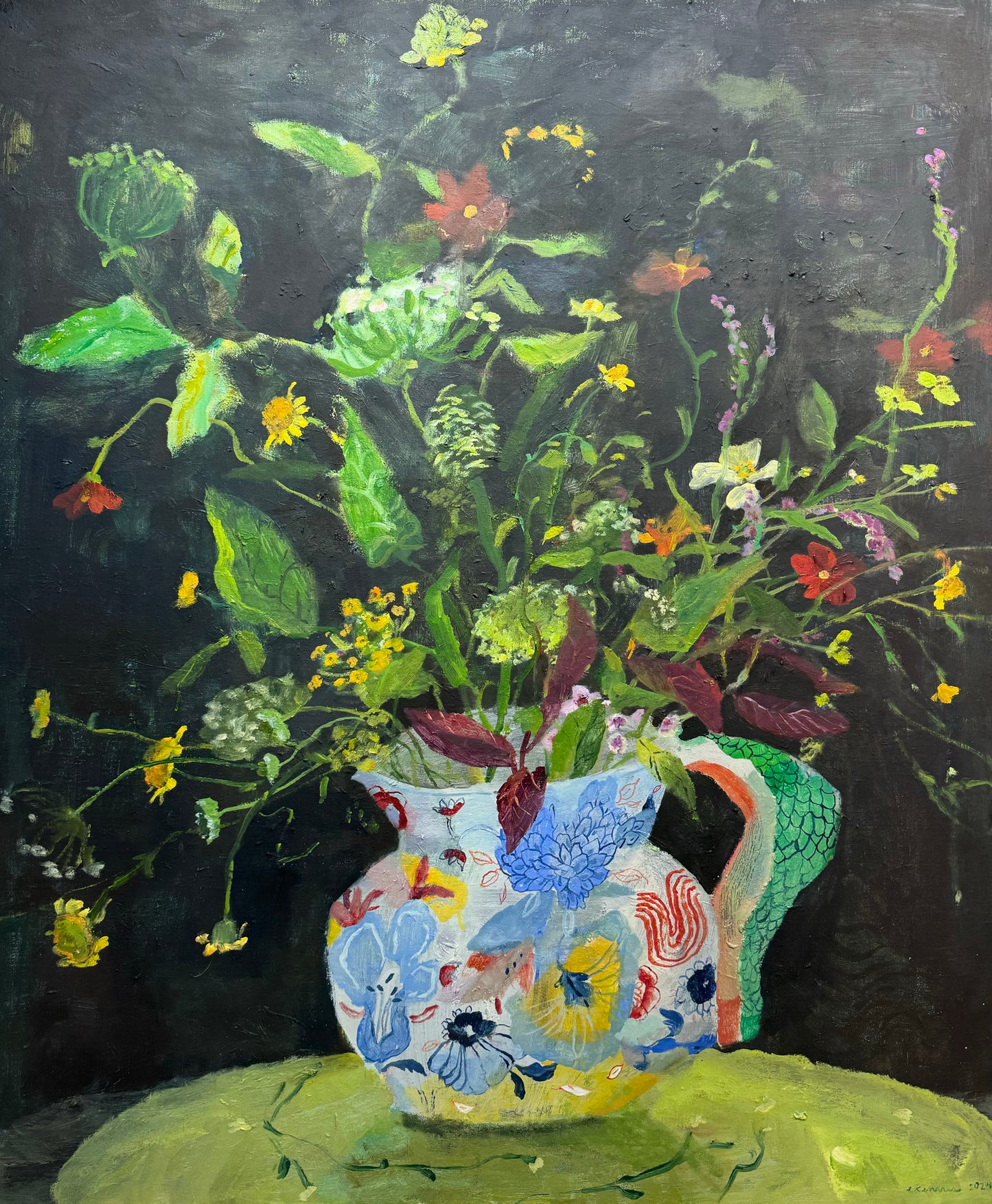 Summer's End Flowers | 36" x 30"