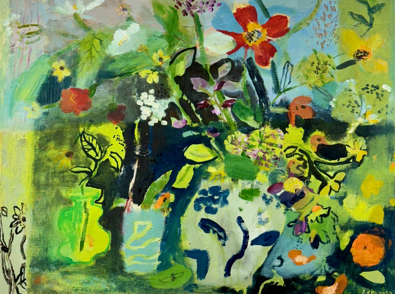 "Shapes and Shades..." | 18" x 24"