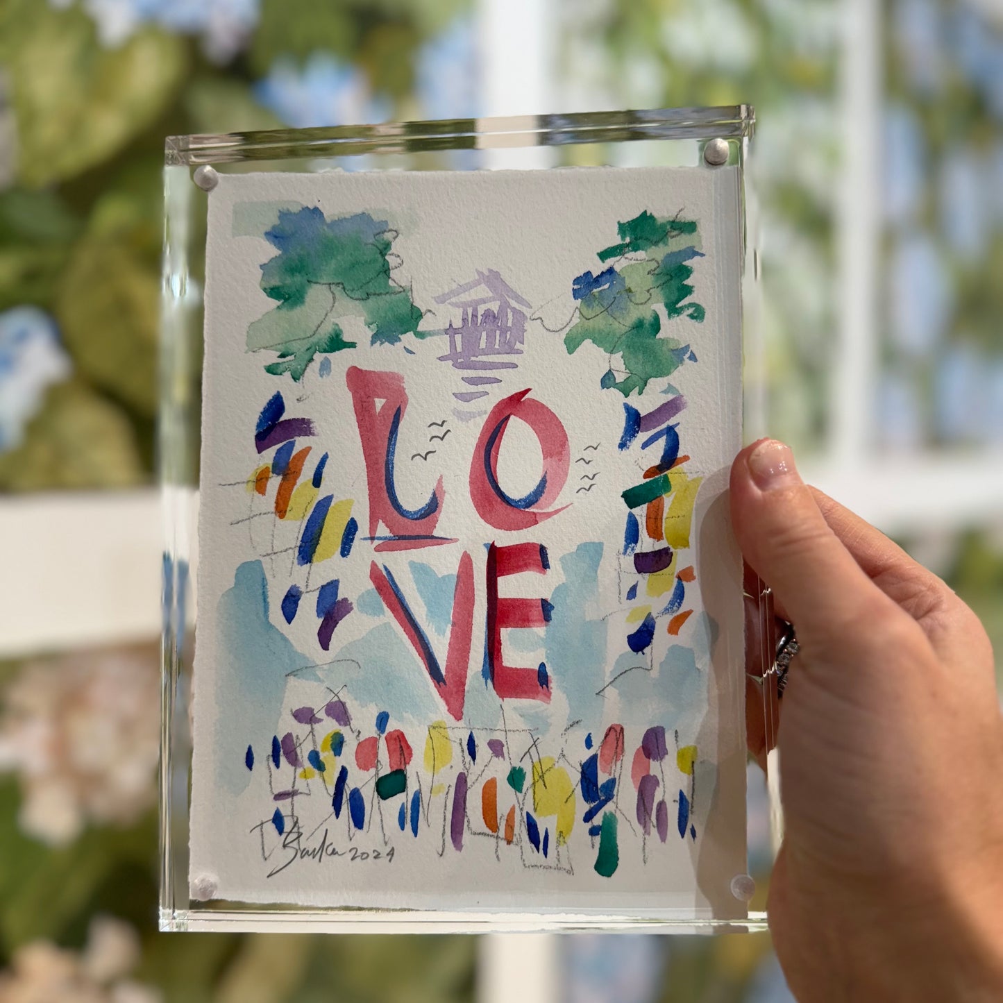 Super Thick Clear Acrylic Magnetic Photo Frame