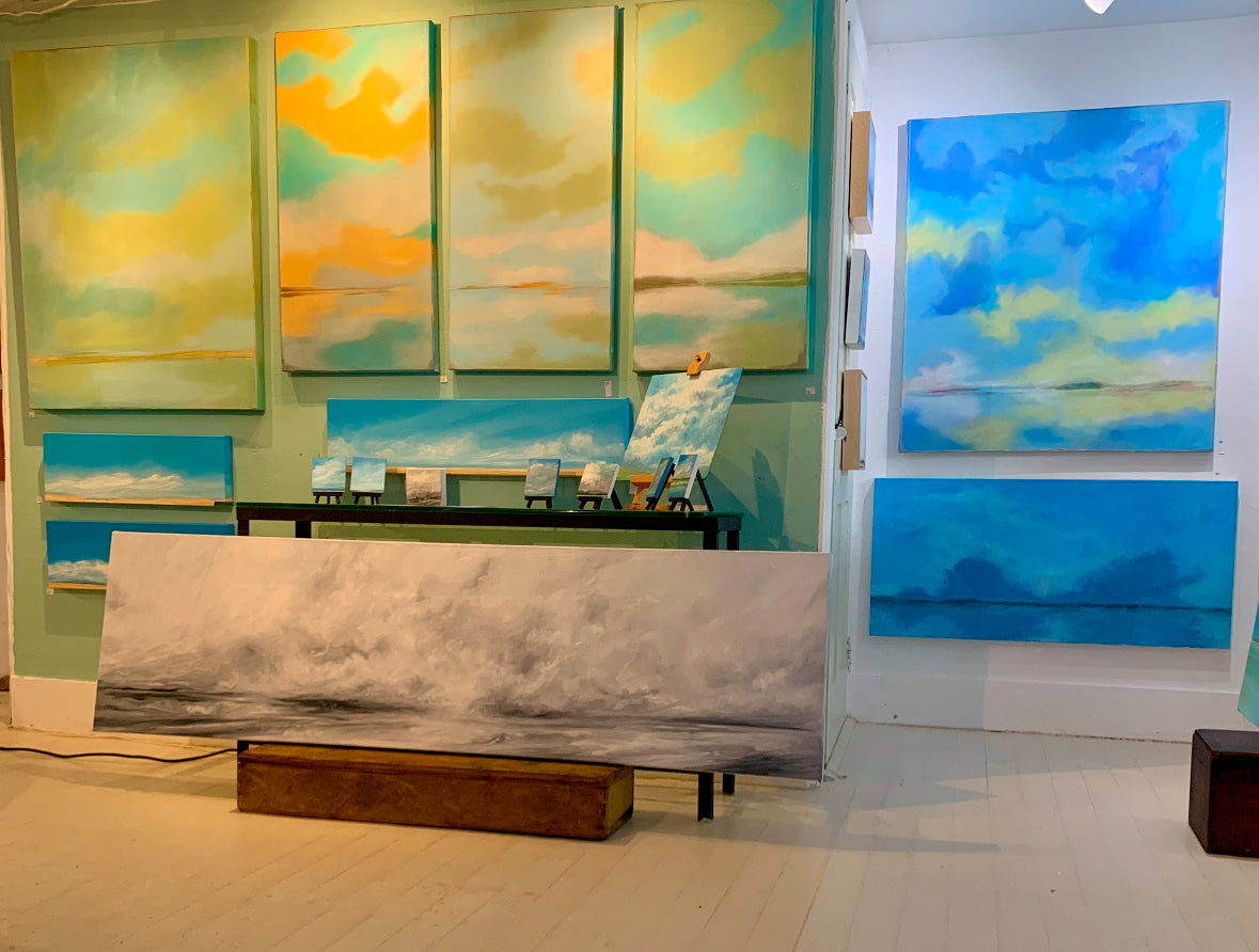 Clouds Across the Bay | 20 x 72