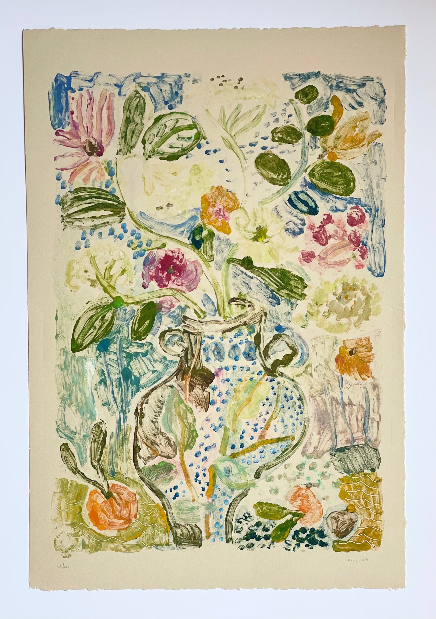 Arrangement with Clementine No. 1 | 15" x 22"