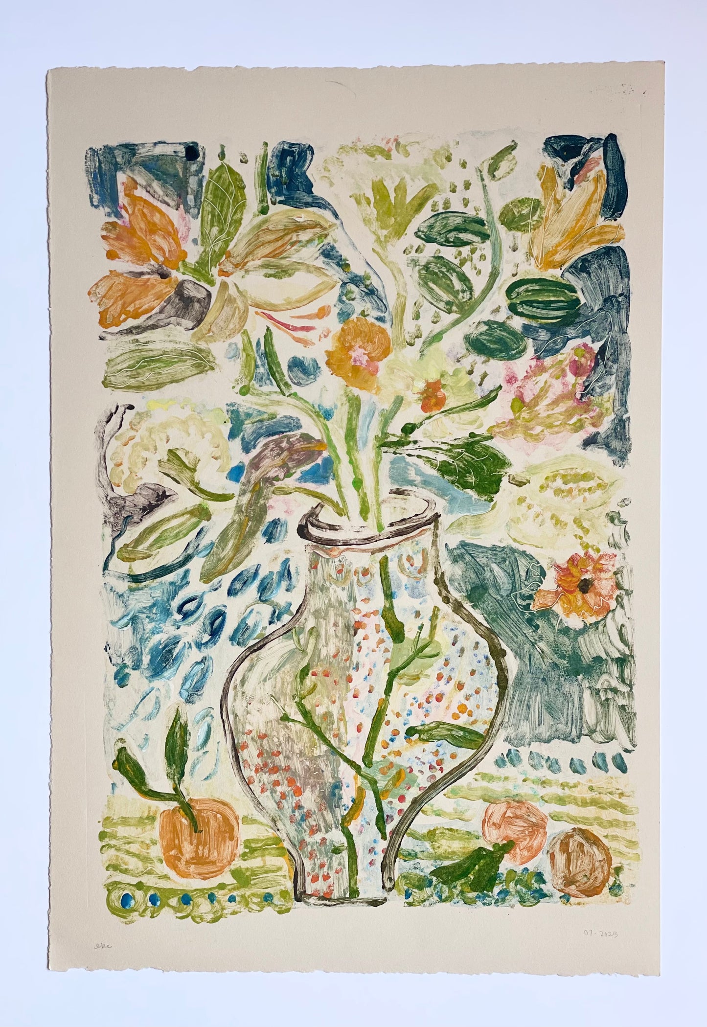 Arrangement with Clementine No. 2 | 15" x 22"