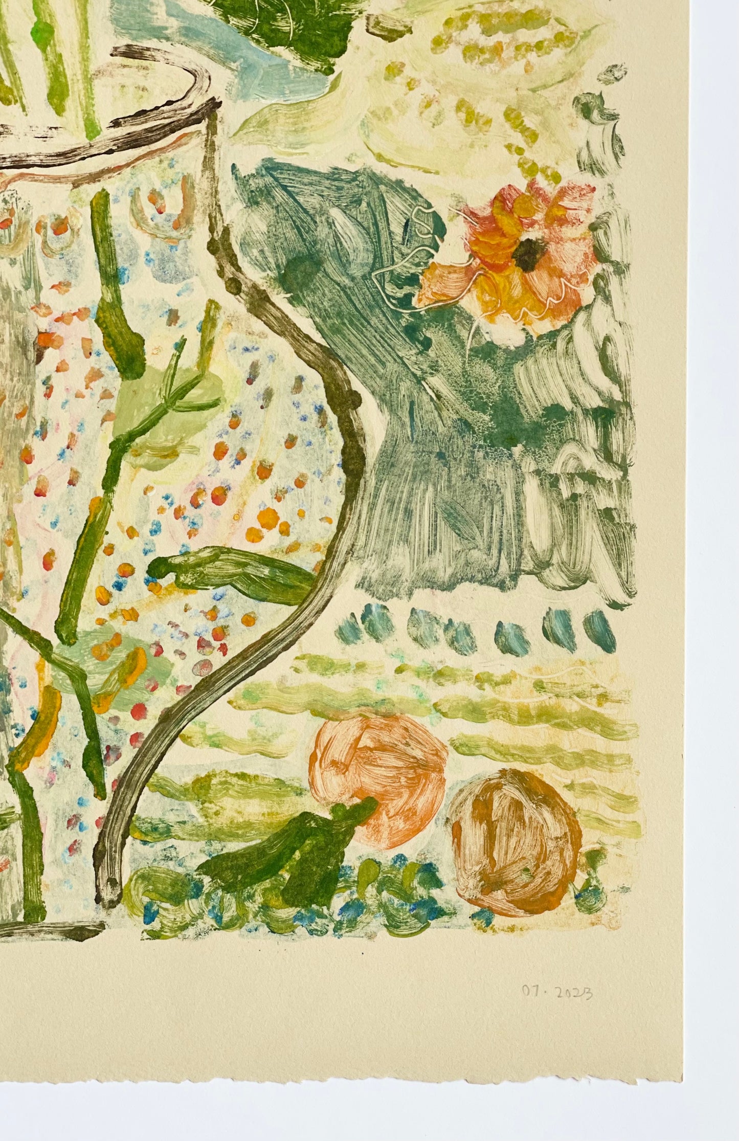 Arrangement with Clementine No. 2 | 15" x 22"