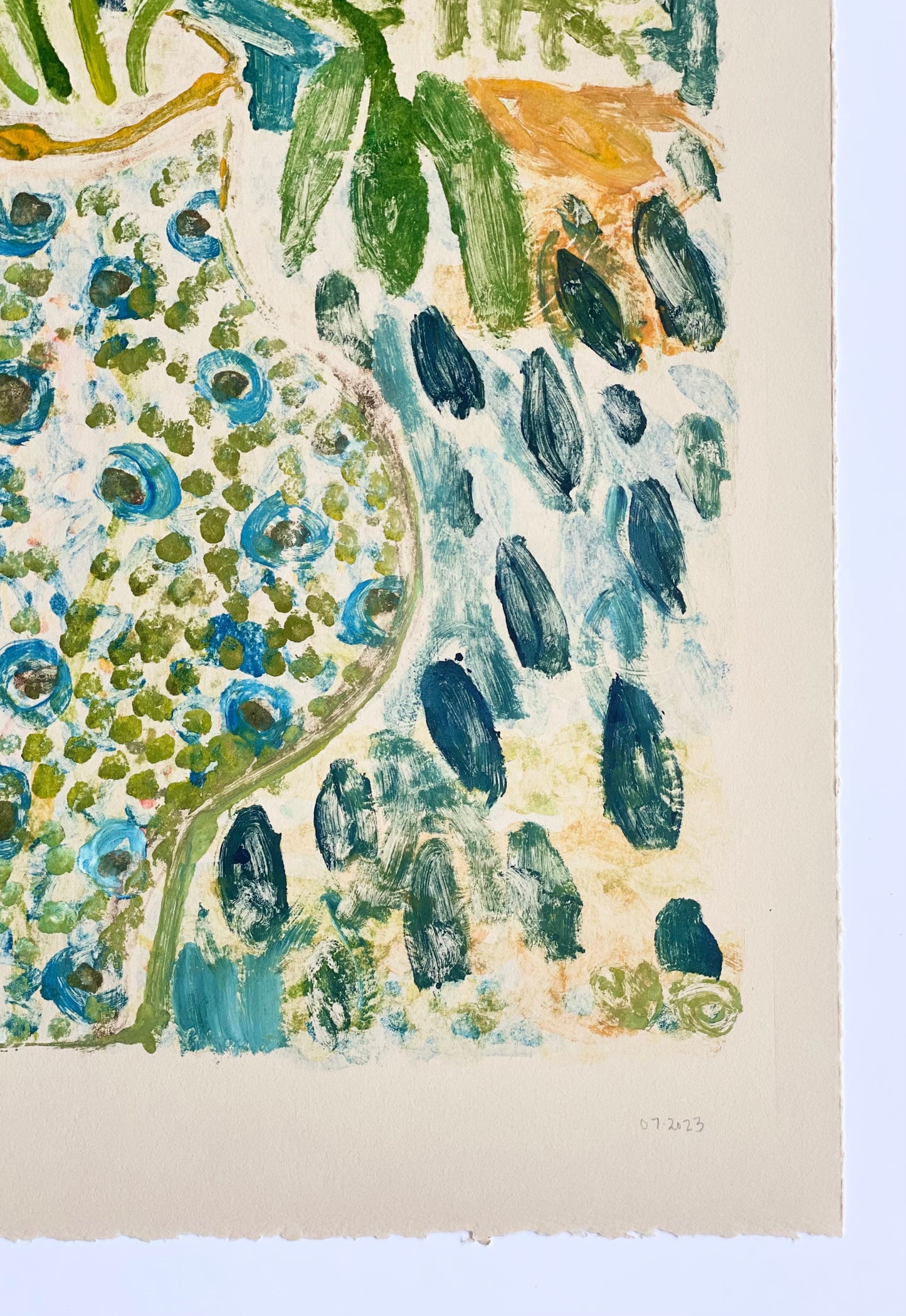 Blue Vase No. 4 | 15" x 22"