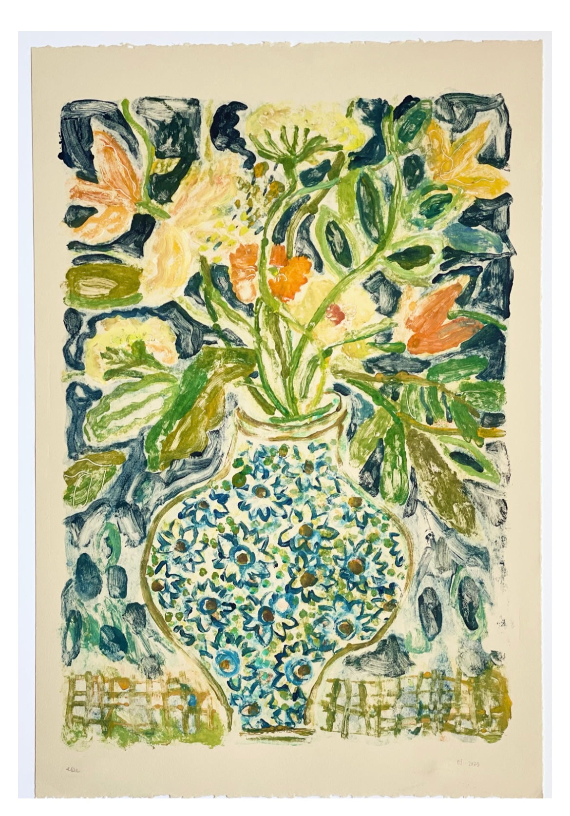 Blue Vase No. 2 | 15" x 22"