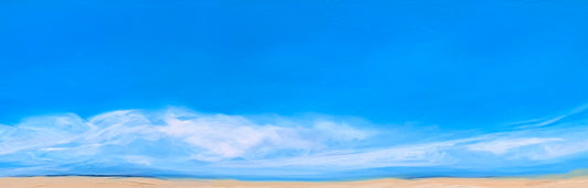 White Clouds Sandy Beach 4 |  8" x 24"