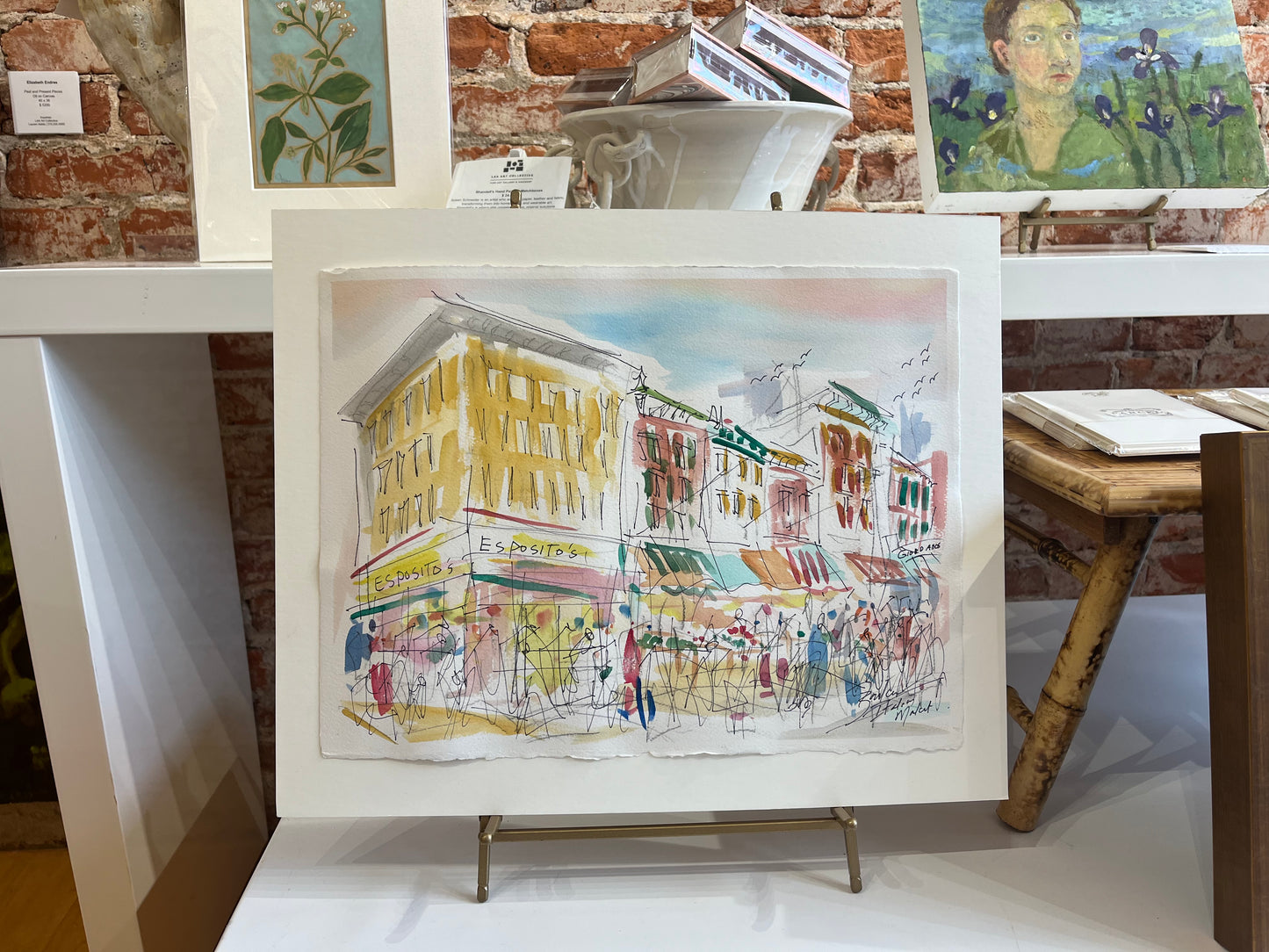 Italian Market, Philadelphia Watercolor II | 11 x 15