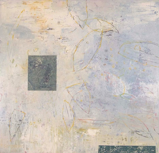 Squares in Gray Abstract  |  48 x 48