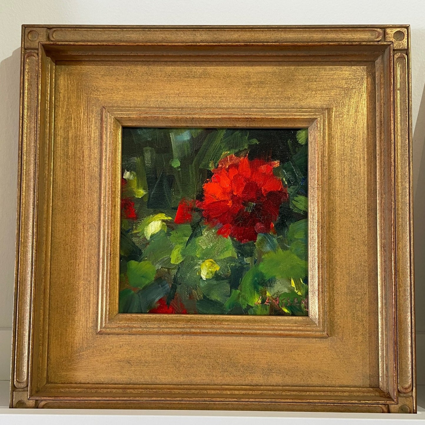 The Red Dahlia | 8 x 8