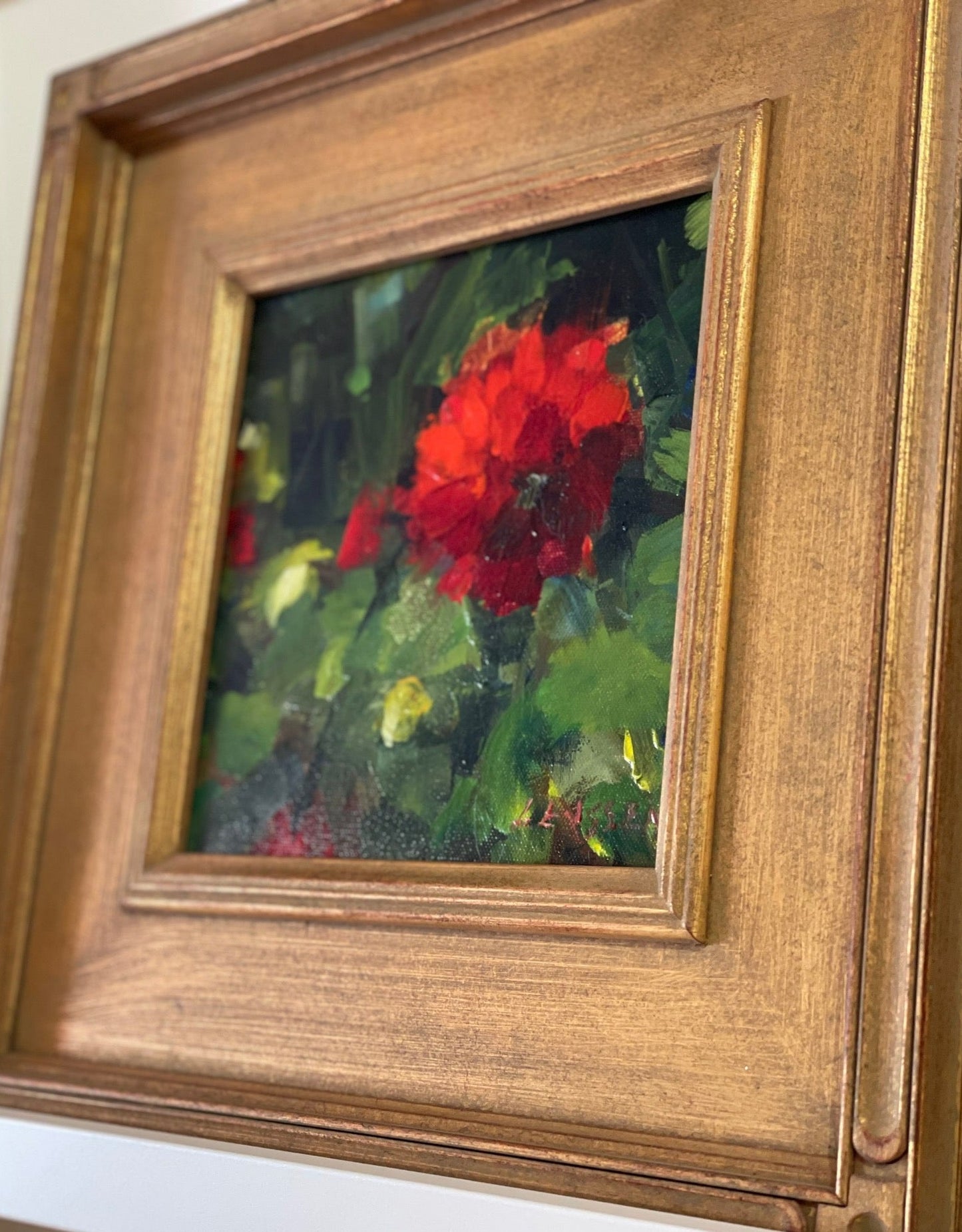 The Red Dahlia | 8 x 8
