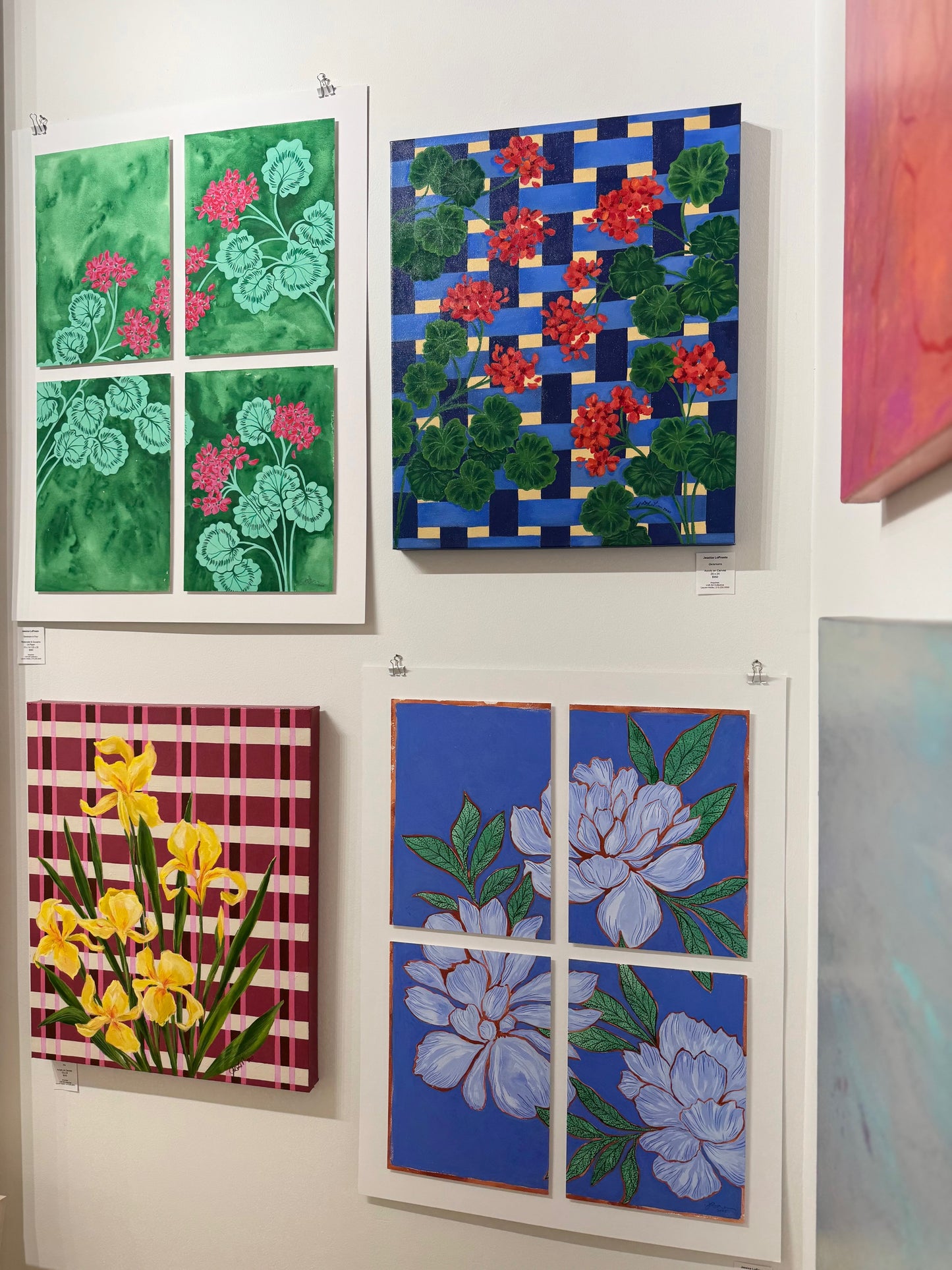 Jessica LoPresto |  Peony in Four |  20 x 28