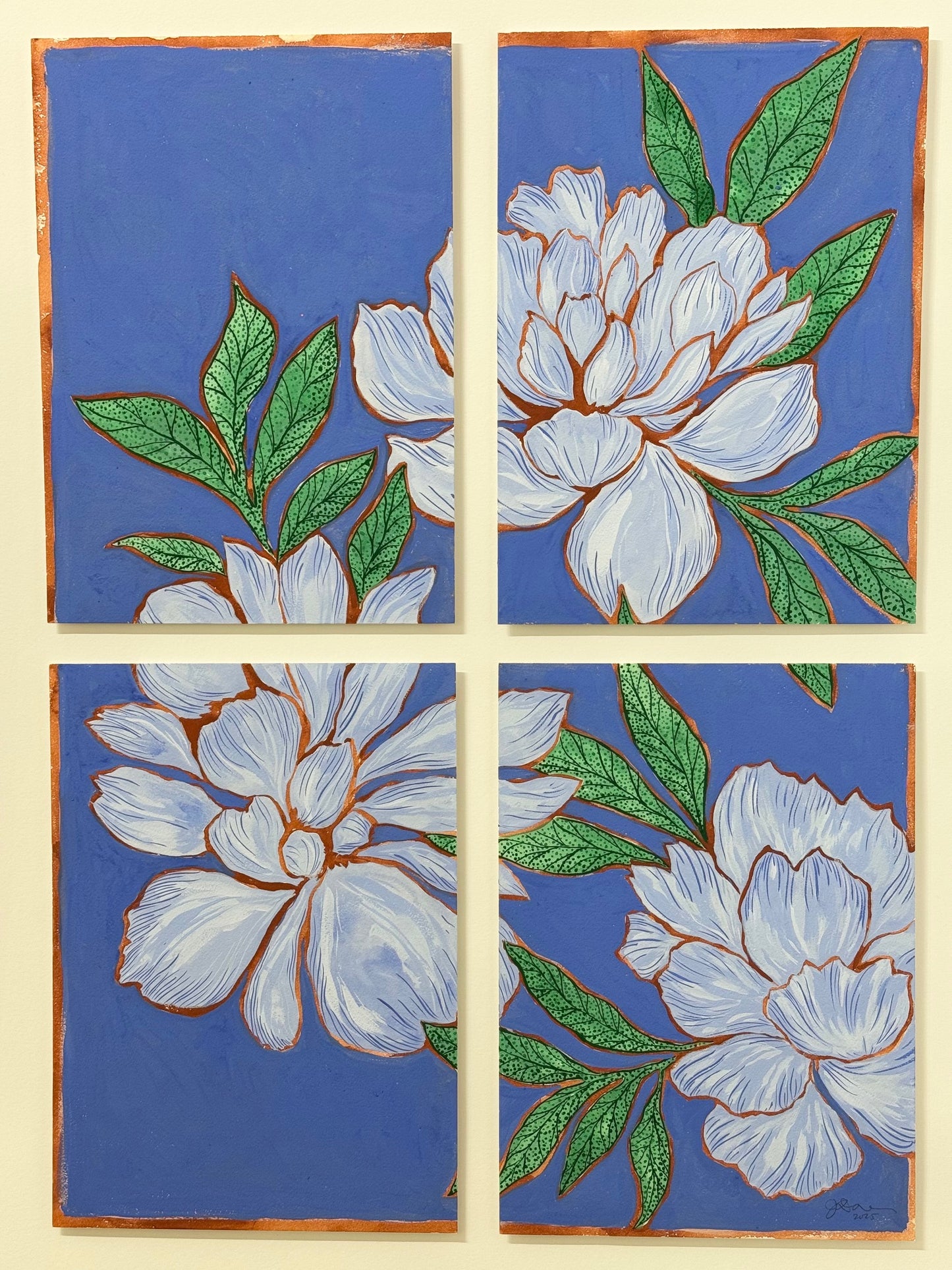 Jessica LoPresto | Peony in Four | 20 x 28
