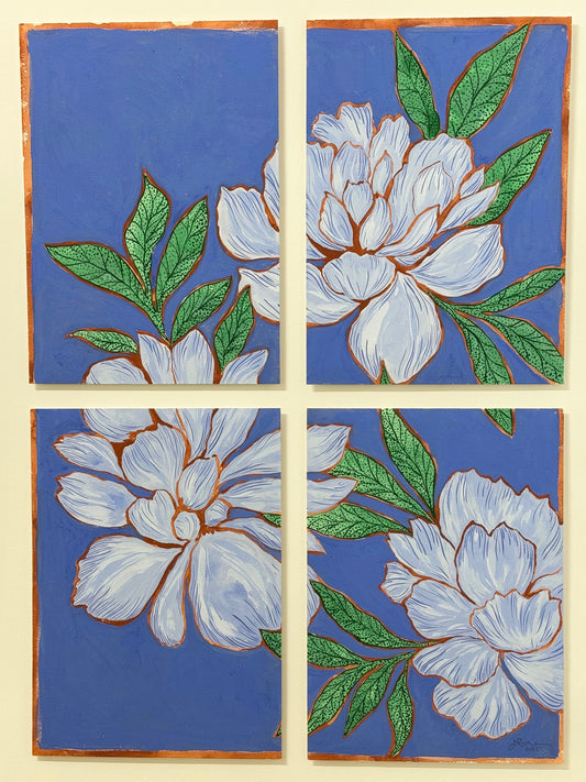 Jessica LoPresto |  Peony in Four |  20 x 28