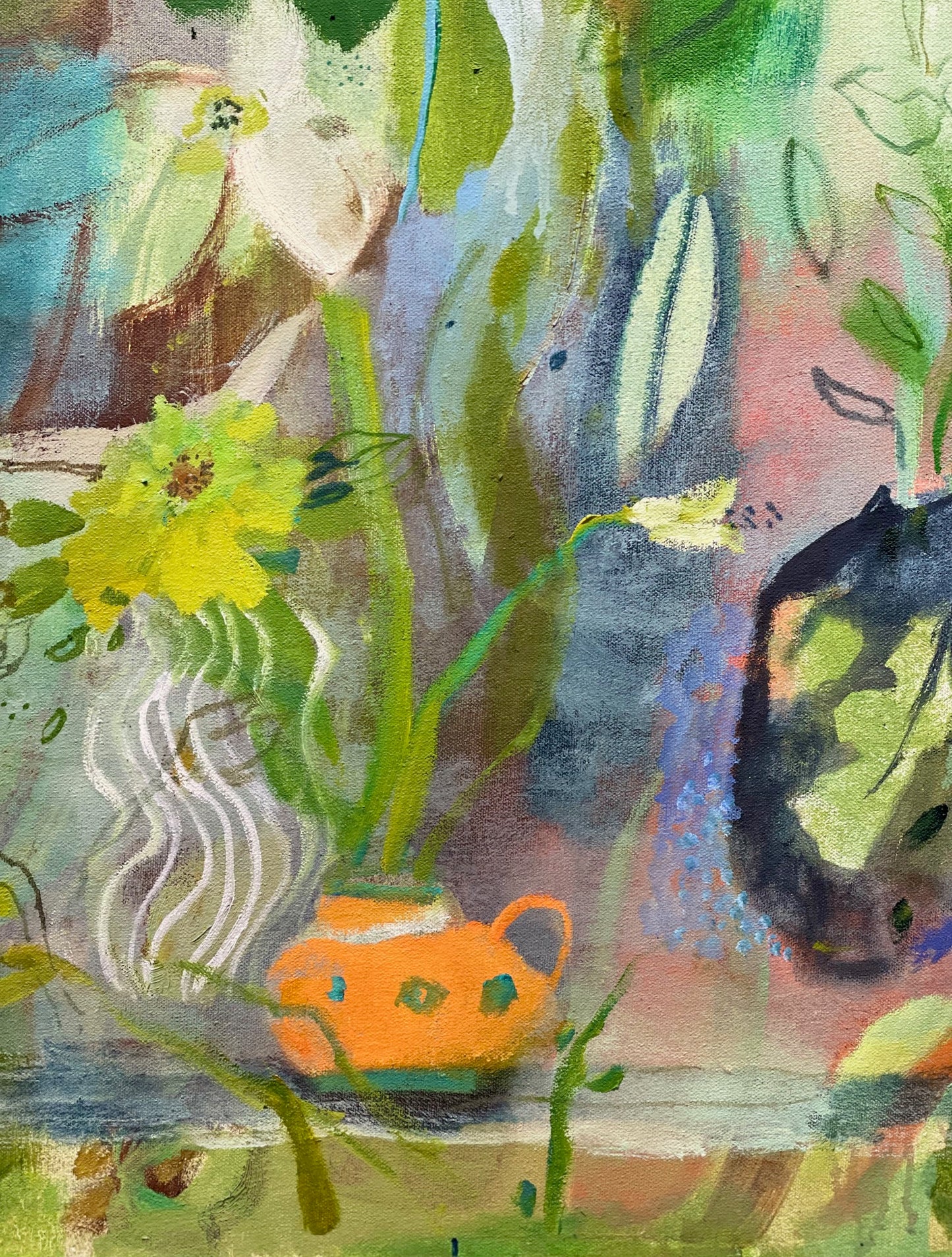 Large Leafy Greens I | 44" x 48"