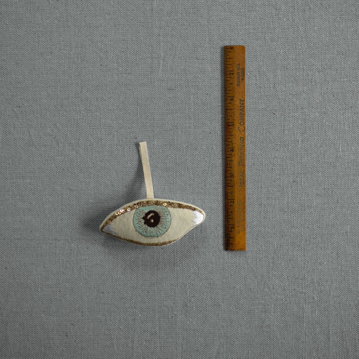 Evil Eye, Cotton & Lavender Stuffed Ornament