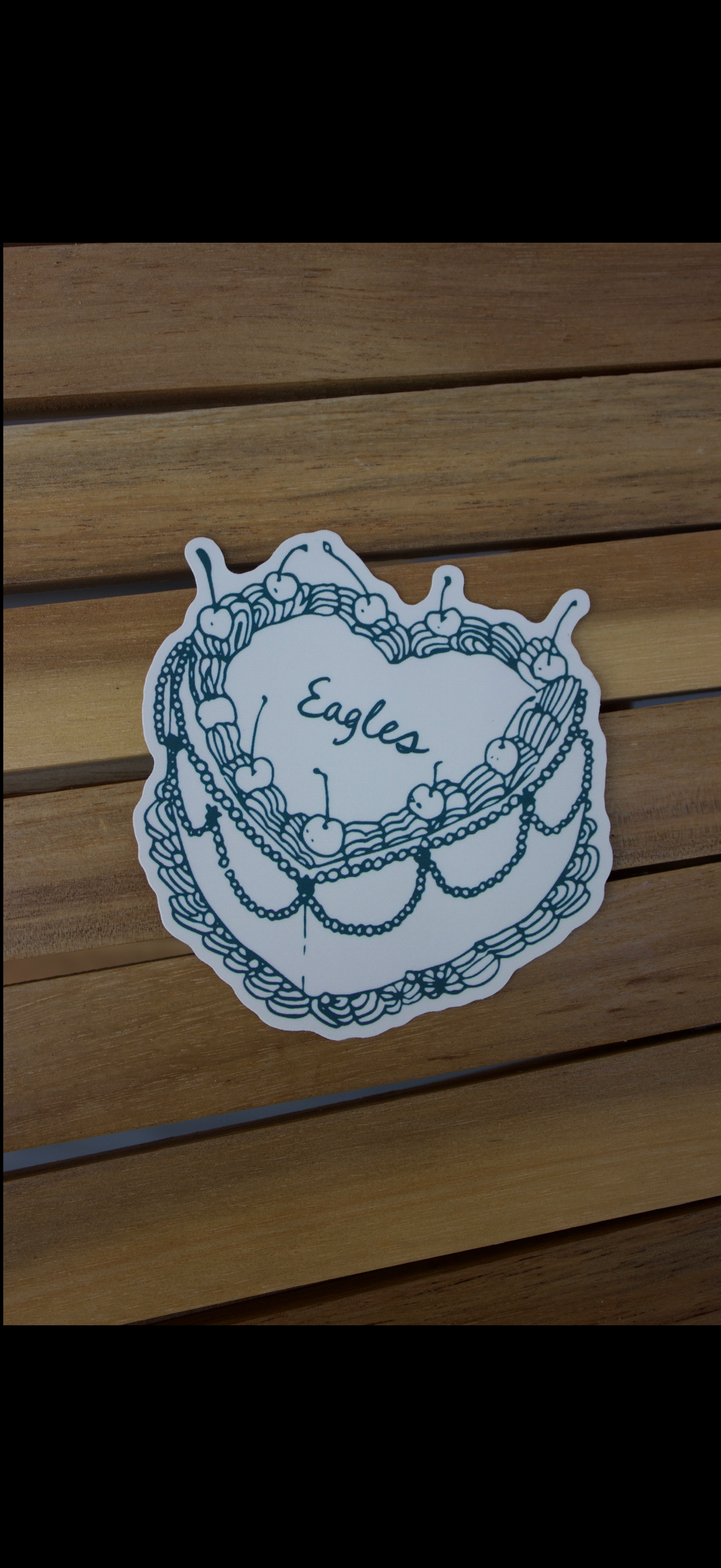 Eagles Cake Sticker